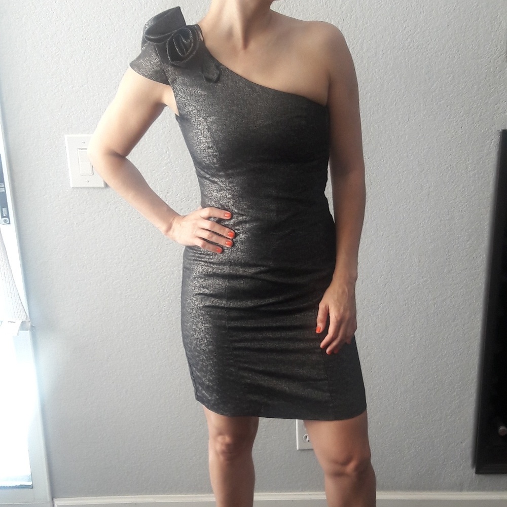 H&M one shoulder dress